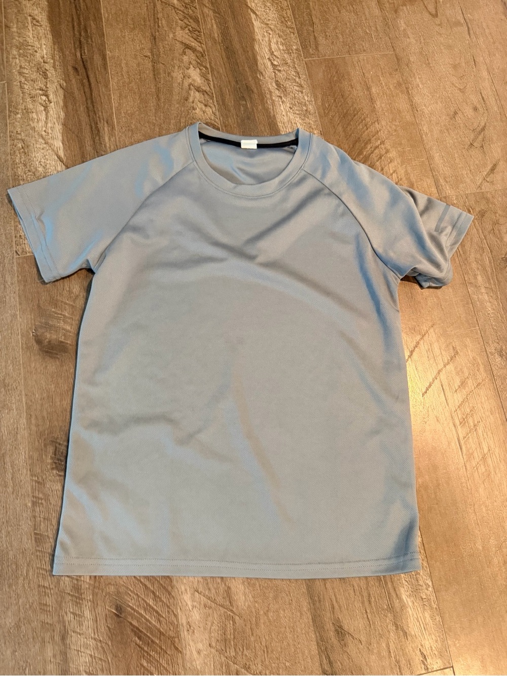 Kids' Light Gray Short Sleeve Crew Tee